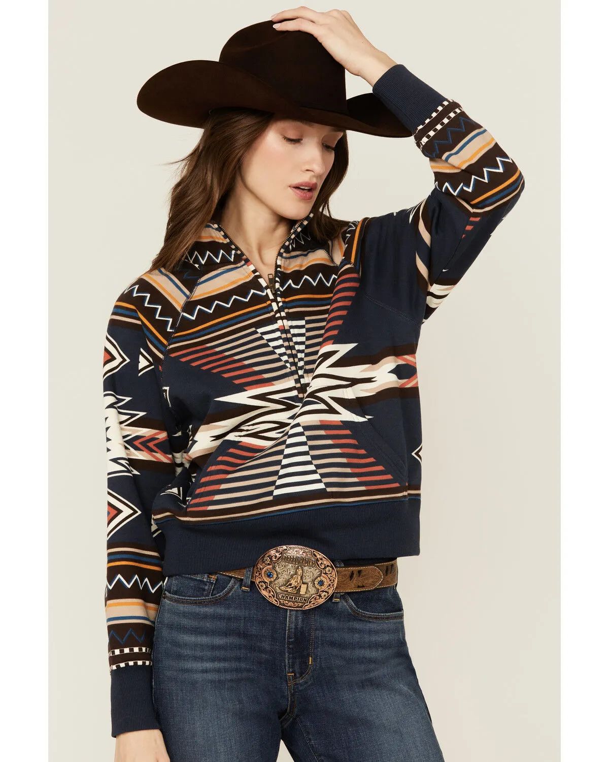 Product Name:  Shyanne Ranch Women's Southwestern Print Pullover