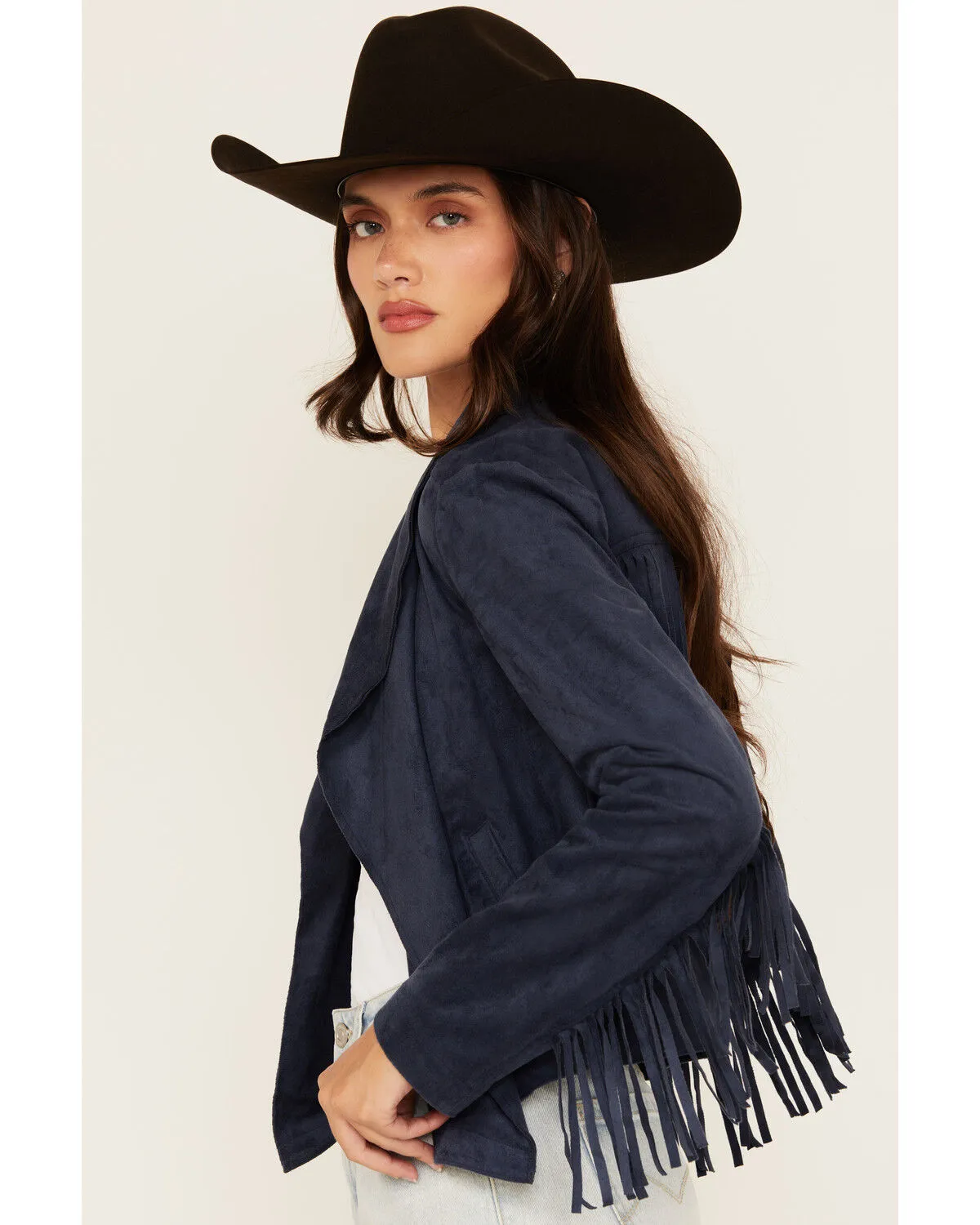 Product Name:  Shyanne Women's Faux Suede Fringe Jacket