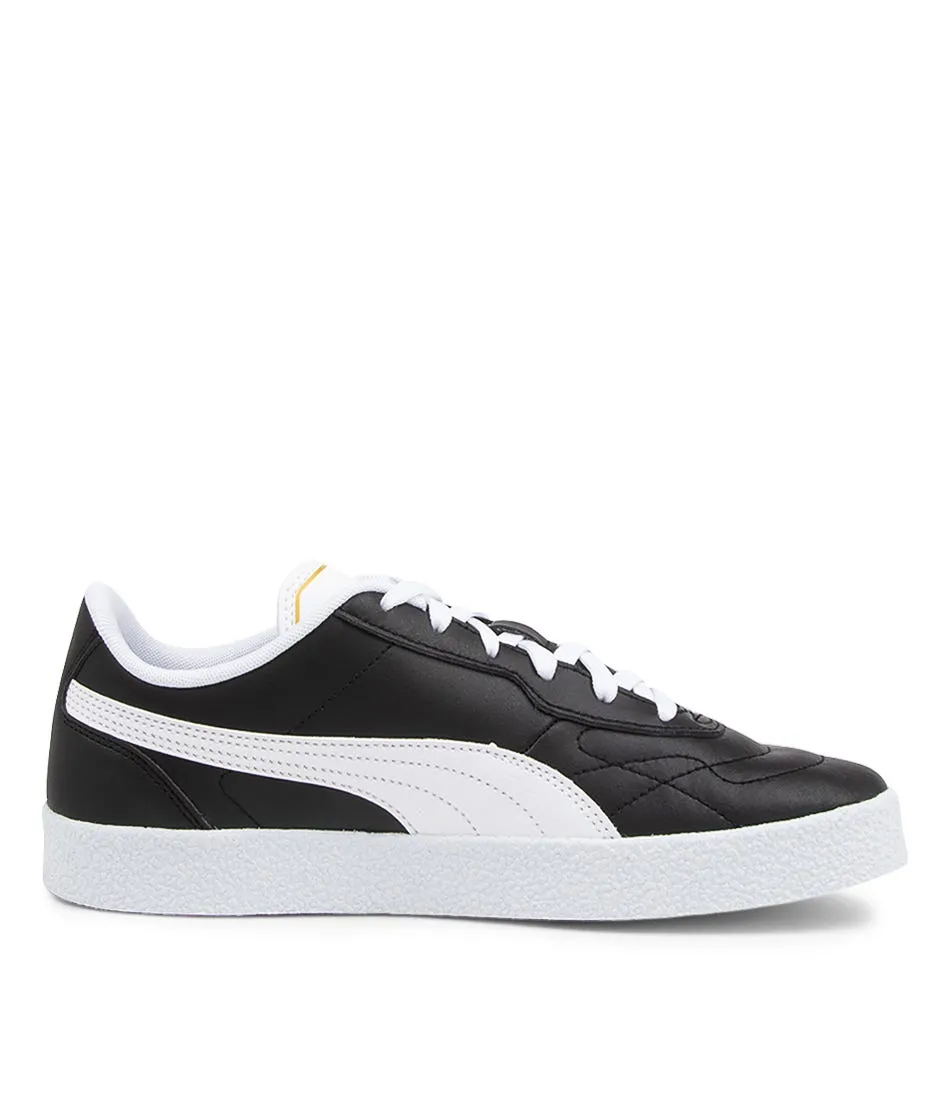 PUMA Club Zone Black White Gold Sneakers