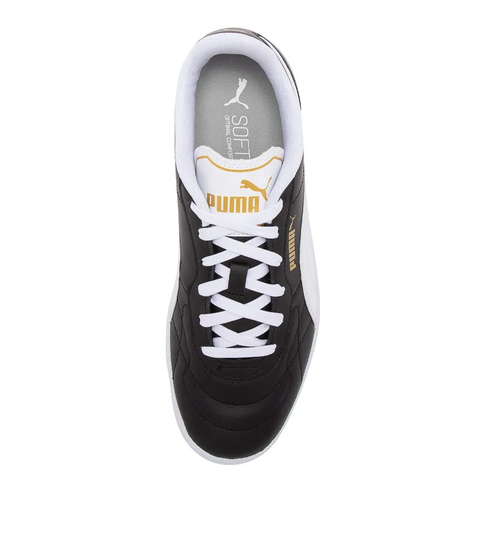 PUMA Club Zone Black White Gold Sneakers