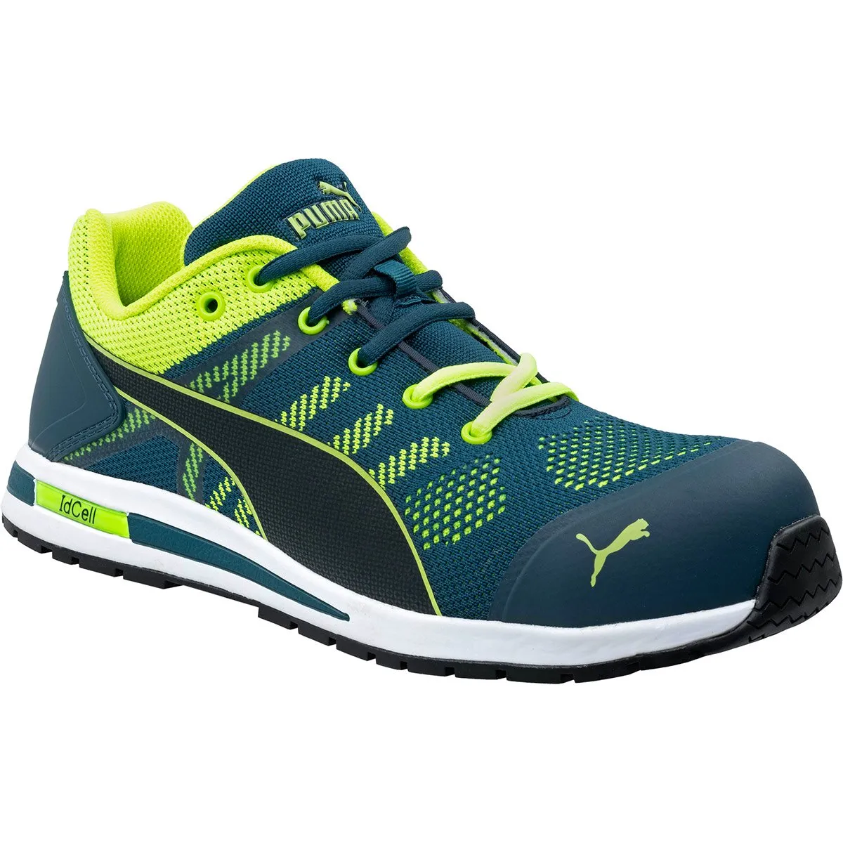 Puma Elevate Knit Green S1P Safety Trainers 12