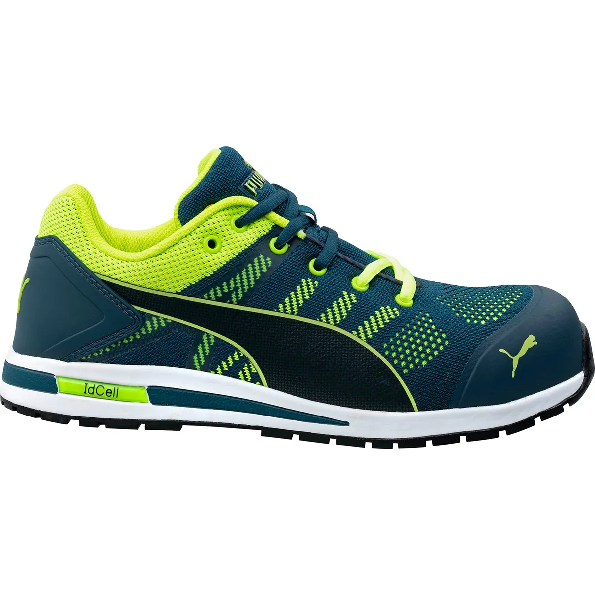 Puma Elevate Knit Green S1P Safety Trainers 12