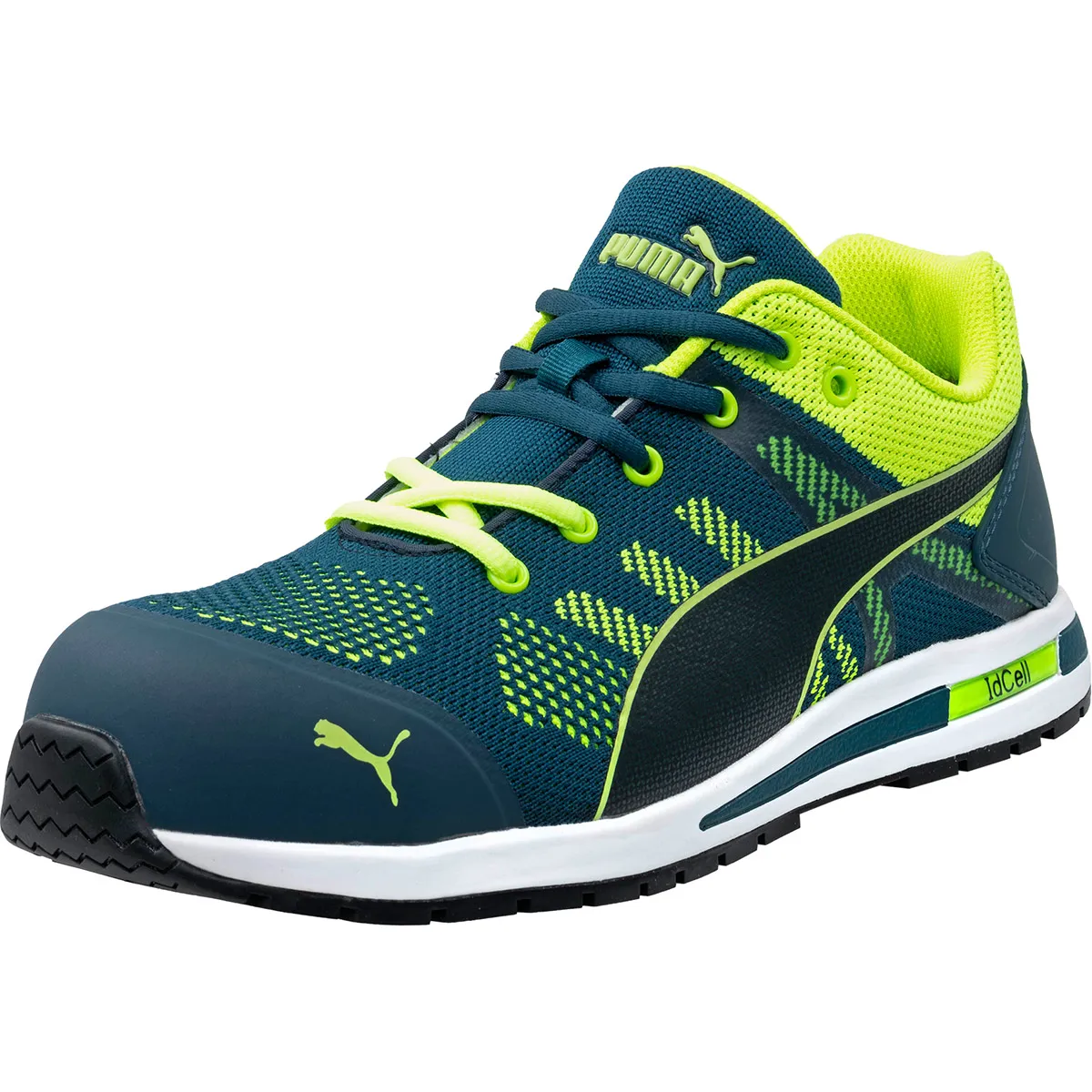 Puma Elevate Knit Green S1P Safety Trainers 12