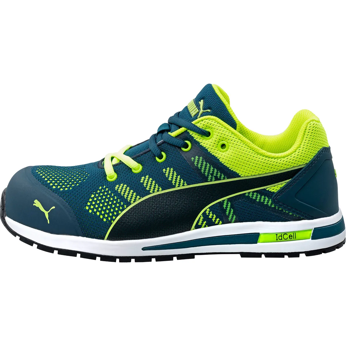 Puma Elevate Knit Green S1P Safety Trainers 12