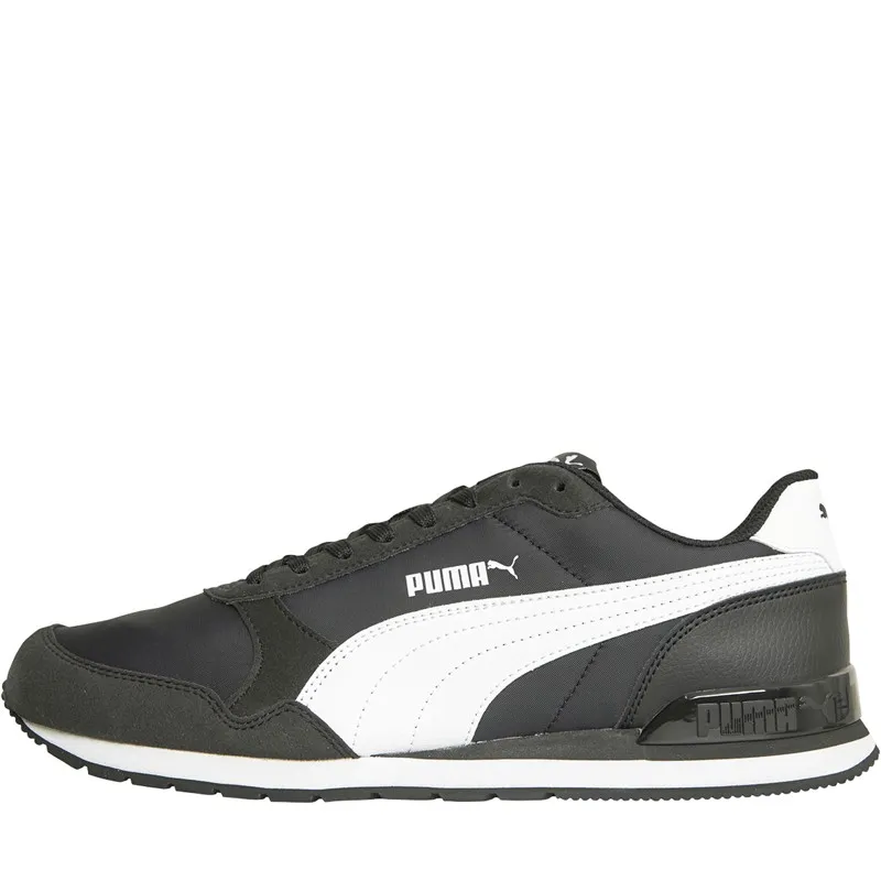 Puma Mens ST Runner V2 NL Trainers Black/White