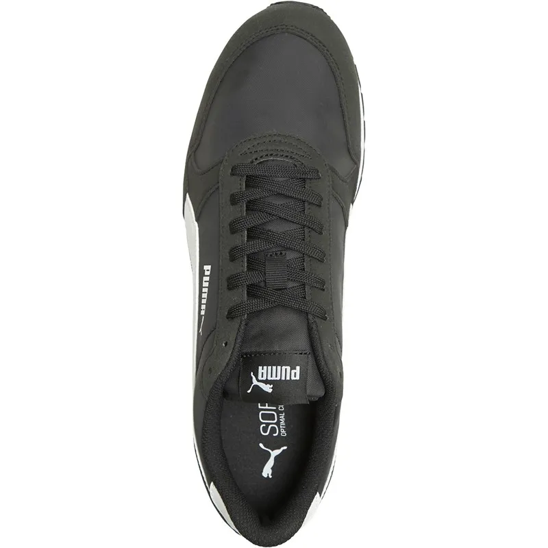 Puma Mens ST Runner V2 NL Trainers Black/White