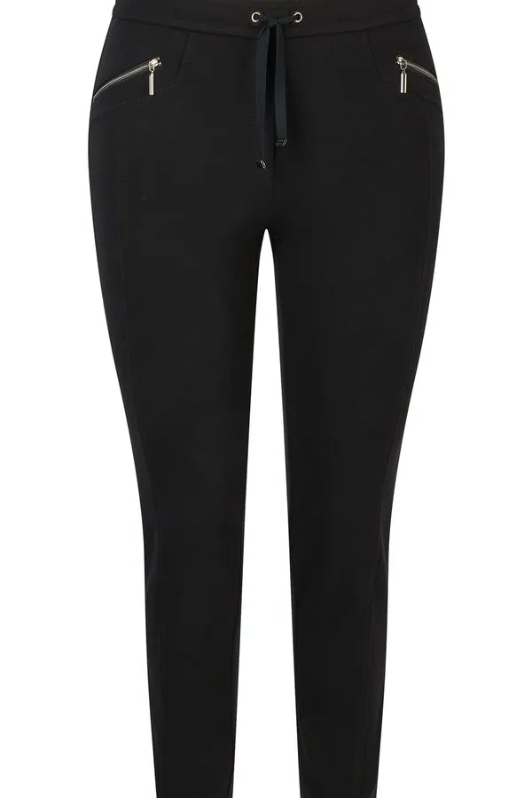 Rabe & LecomteZIPPED POCKETS DRAWSTRING TROUSERS