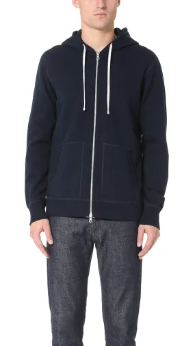 Reigning Champ   Midweight Terry Slim Zip Hoodie 