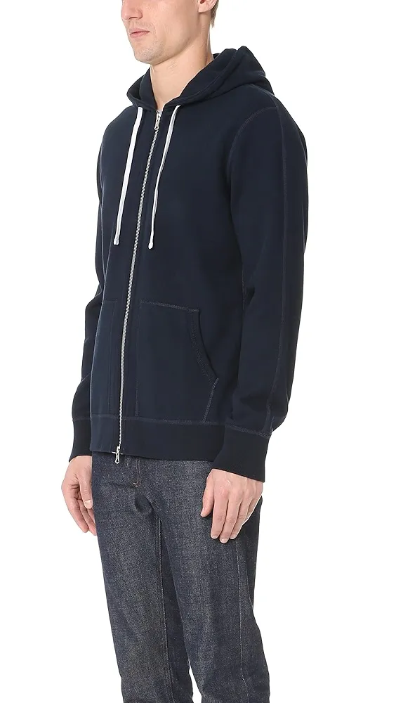 Reigning Champ   Midweight Terry Slim Zip Hoodie 