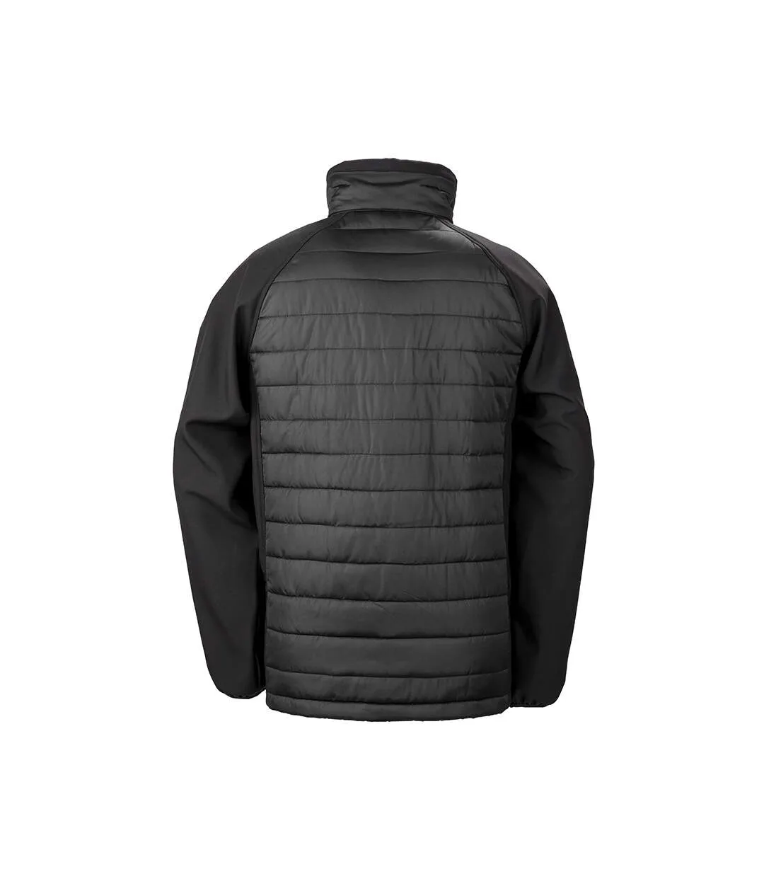 Result Mens Black Compass Padded Soft Shell Jacket (Black/Gray) - UTPC3326