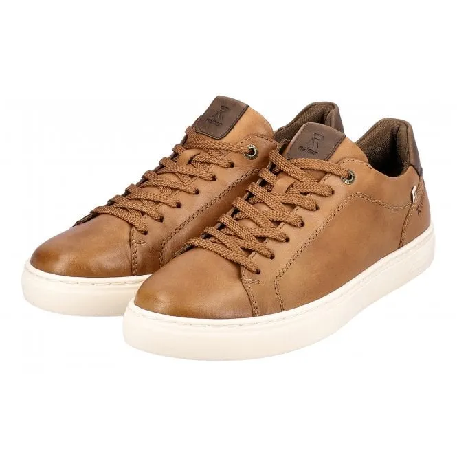 Rieker  Mens U0700-24 Cristallino Brown Lace-Up Trainers