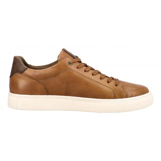 Rieker  Mens U0700-24 Cristallino Brown Lace-Up Trainers