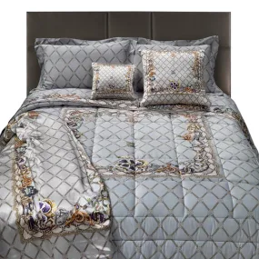 Roberto Cavalli New Spider Duvet Cover Set - Grigio 260X240+270X290(2)50X80 Cm