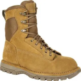 Rocky Portland 8" Side Zip Composite Toe Public Service Boot Coyote Brown