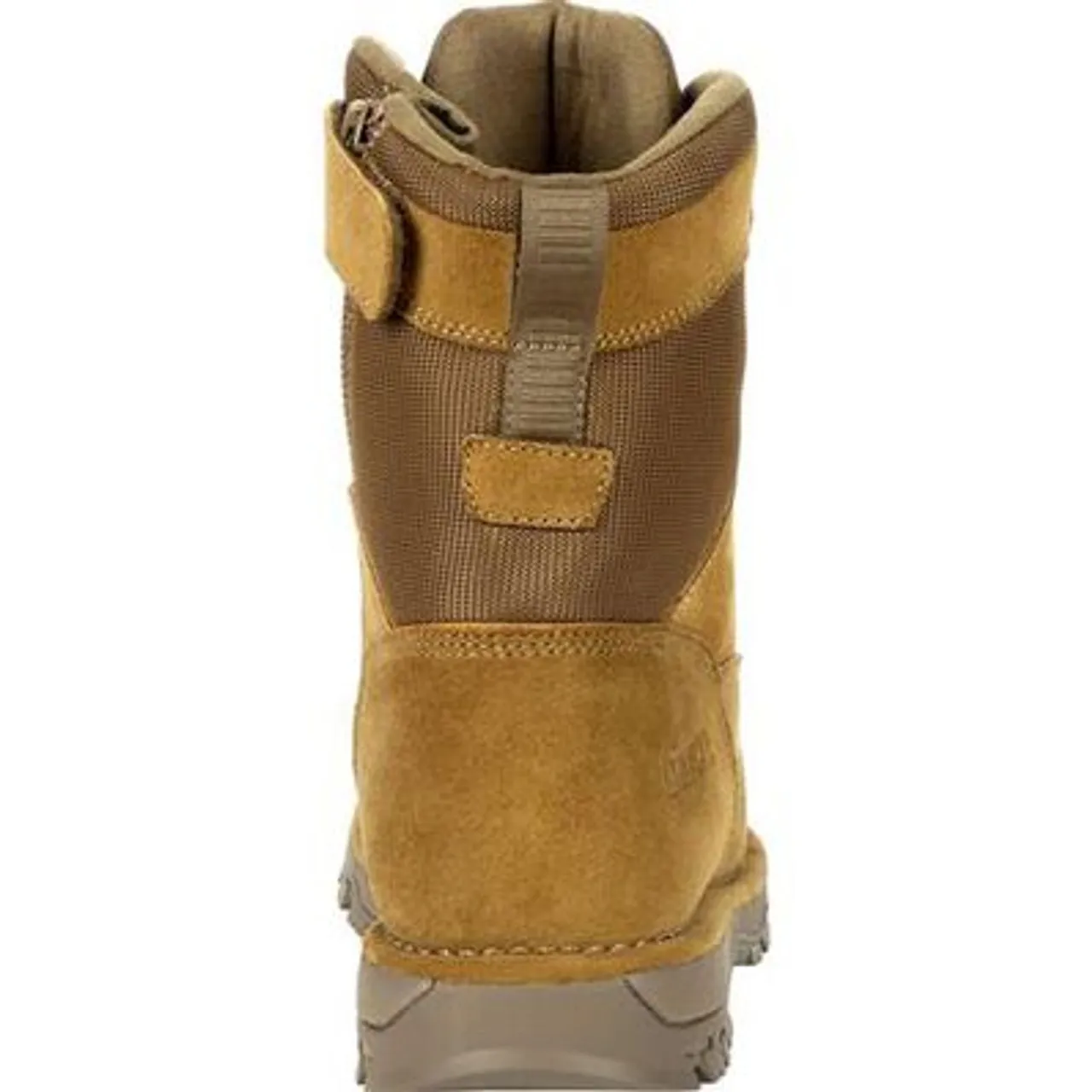 Rocky Portland 8" Side Zip Composite Toe Public Service Boot Coyote Brown