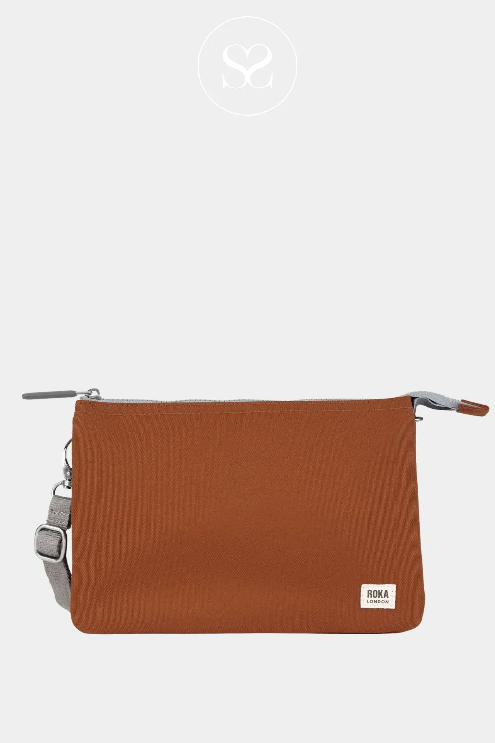 ROKA CARNABY BROWN (BRAN) CROSSBODY HANDBAG