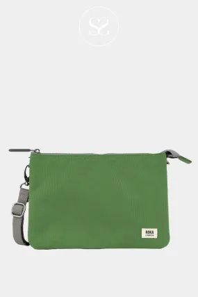 ROKA CARNABY GREEN (FOLIAGE) CROSSBODY HANDBAG