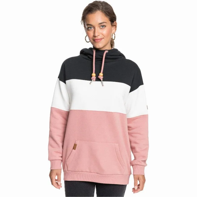 Roxy COASTAL ESCAPE - HOODIE FOR WOMEN PINK