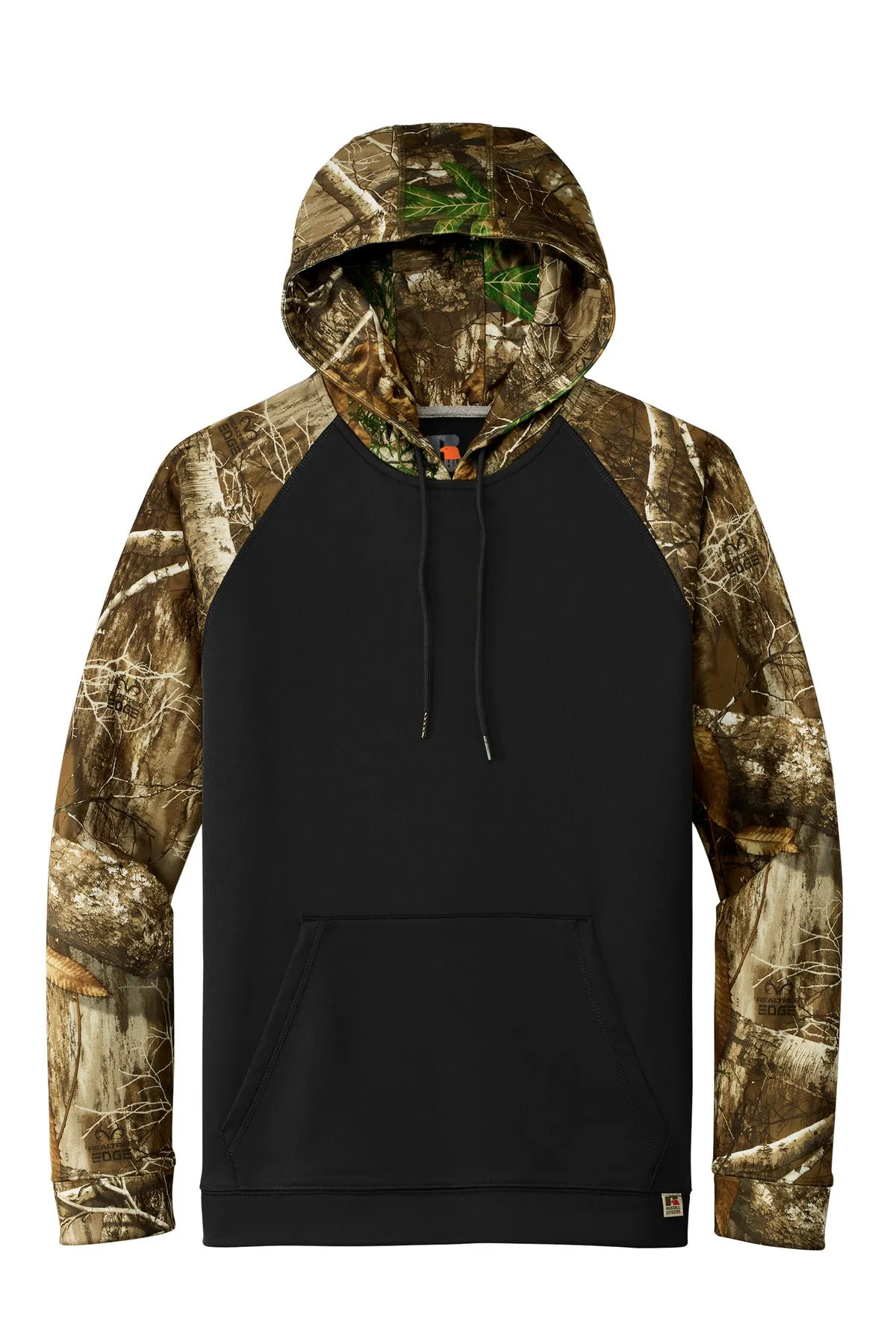 Russell Outdoors Realtree Performance Colorblock Pullover Hoodie. RU451