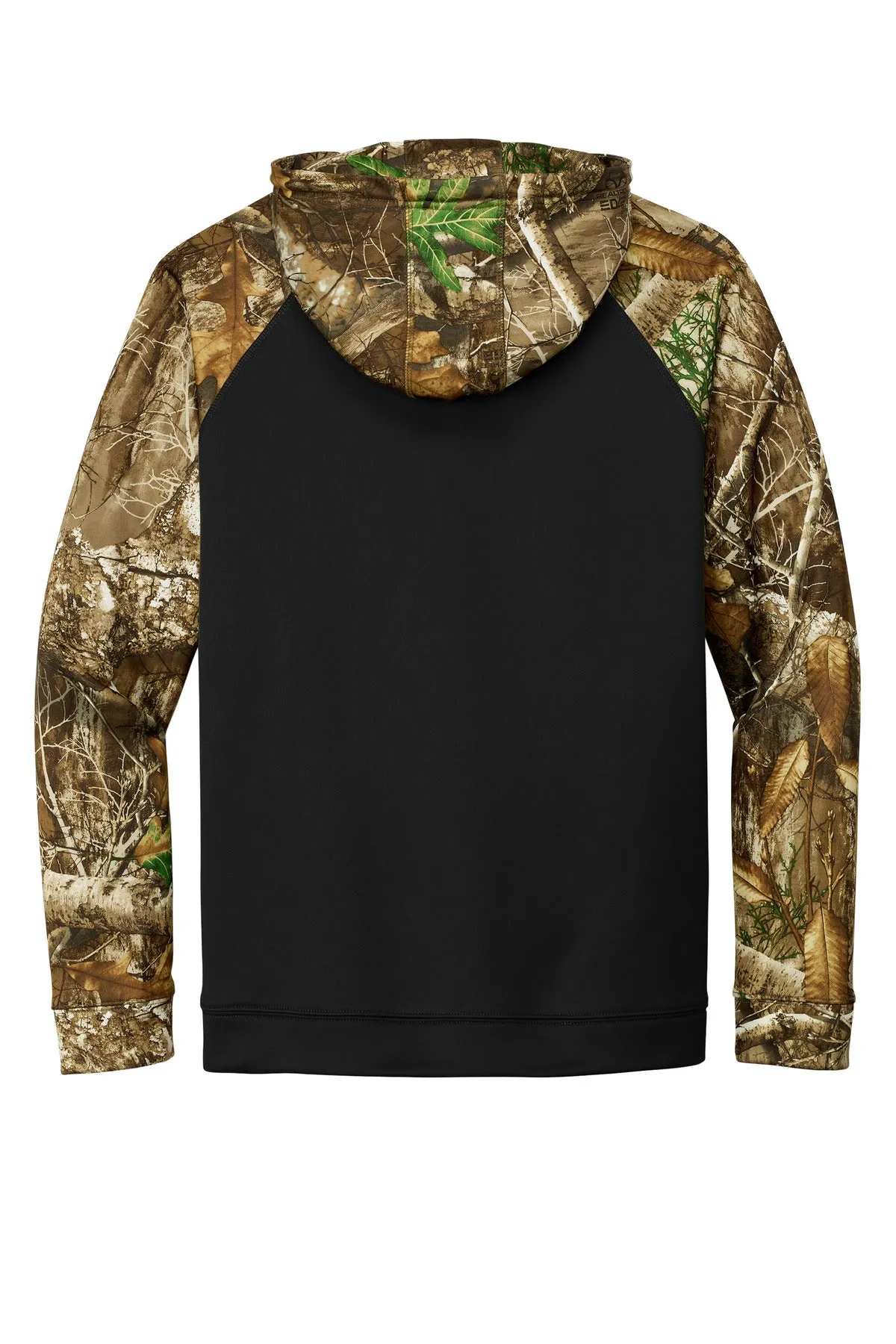 Russell Outdoors Realtree Performance Colorblock Pullover Hoodie. RU451