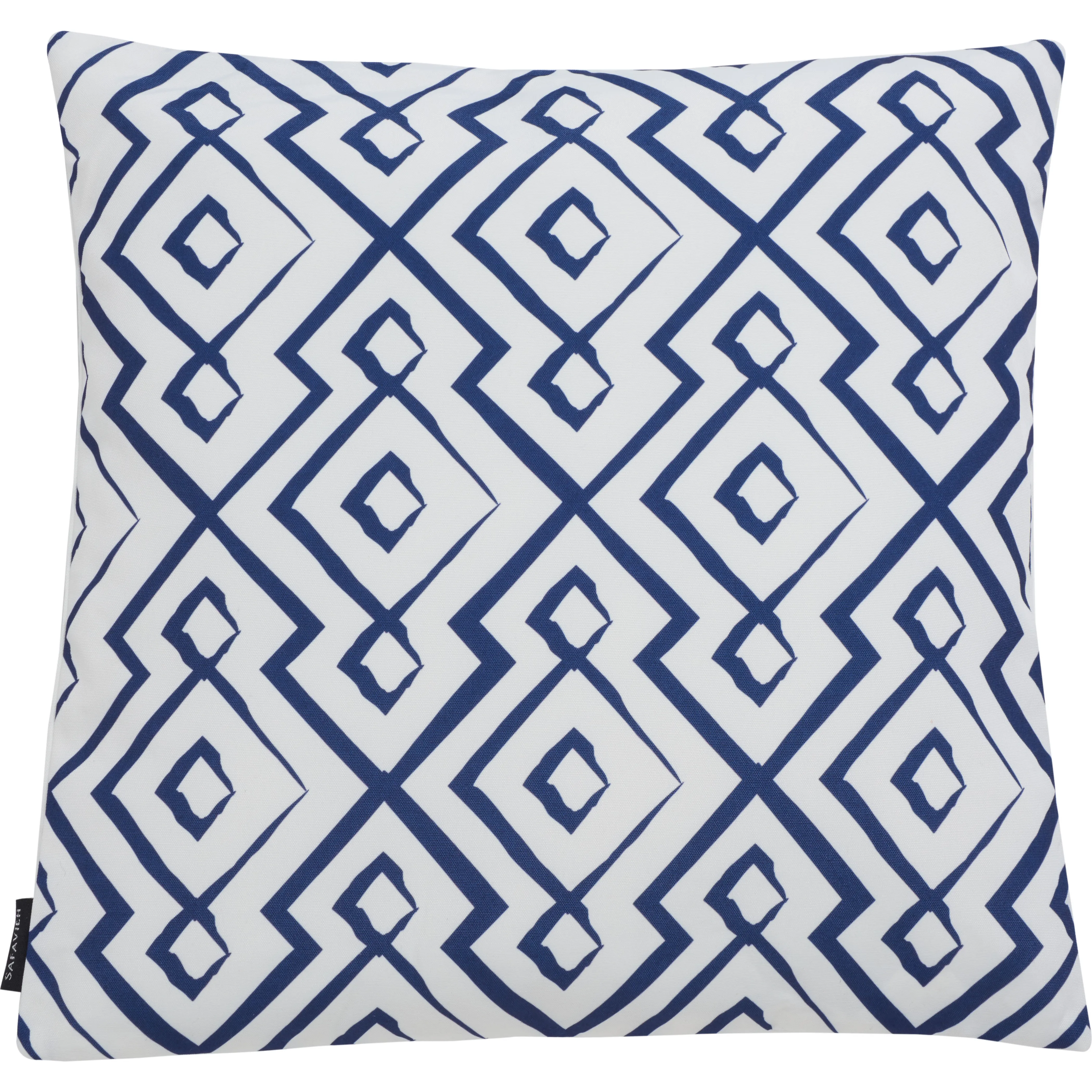 Safavieh Lansana Outdoor Pillow, Navy/White