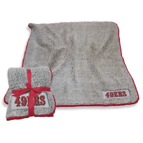 San Francisco 49ers 50 x 60 Frosty Fleece Throw Blanket