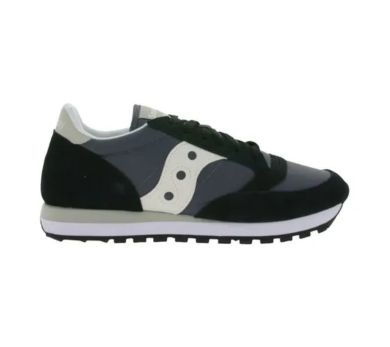 Saucony Jazz Original sneakers da donna, sneakers sportive basse con contenuto in vera pelle S1044-679 nero/grigio