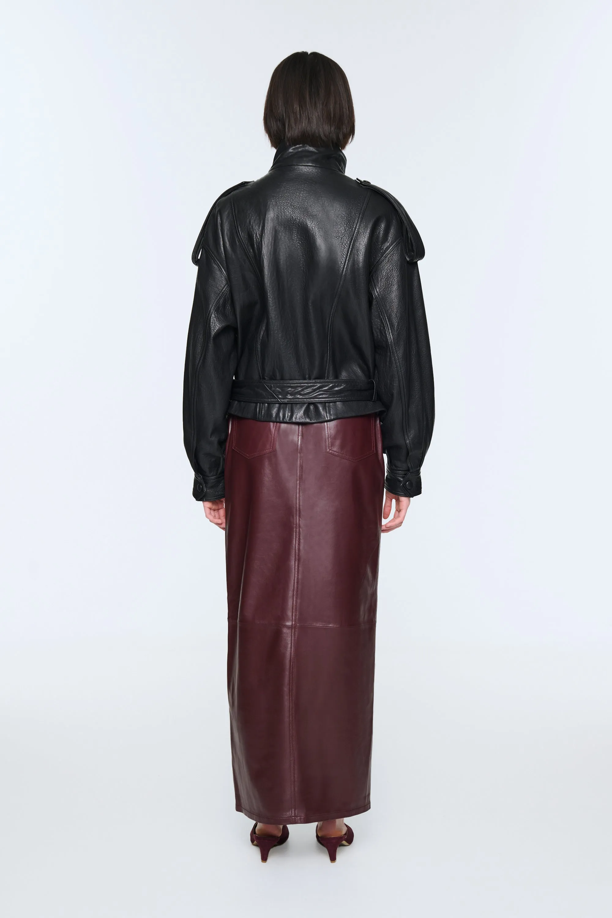 Serpa Grained Leather Jacket