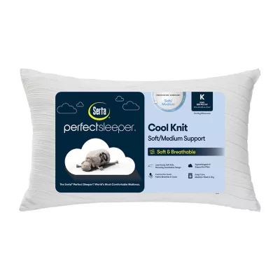 Serta PerfectSleeper Cool Knit Soft/Medium Support Pillow