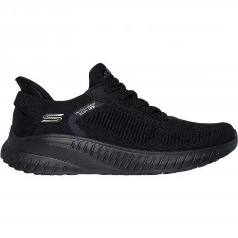 Skechers BOBS Sport Squad Chaos - Current Muse | Black | Women's Slip-ins Trainers