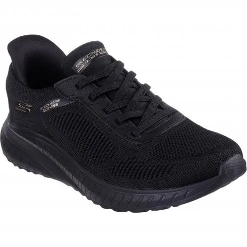 Skechers BOBS Sport Squad Chaos - Current Muse | Black | Women's Slip-ins Trainers