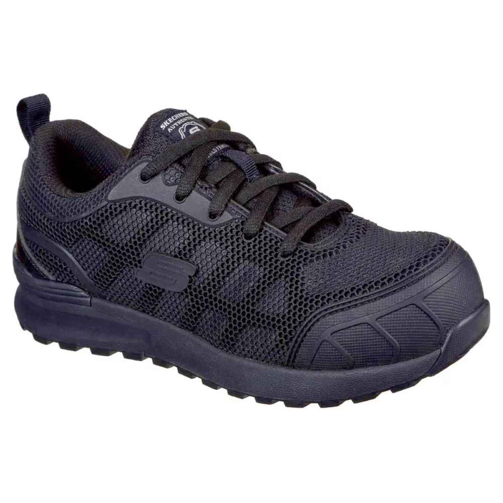 Skechers Bulklin Ayak Metal Free Womens  Safety Trainers Black Size 6 - Screwfix