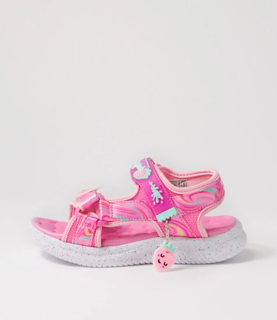 SKECHERS Jumpsters Sandal Jr Pink-multi Sandals