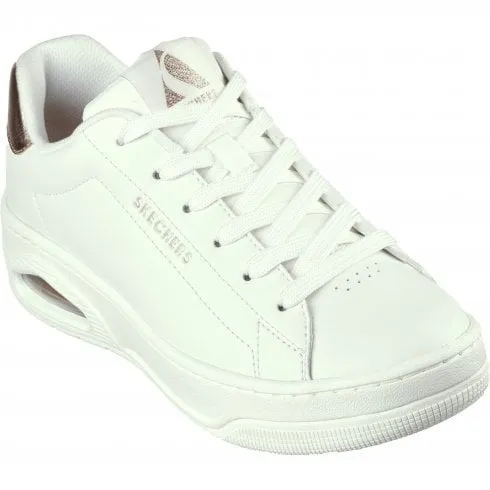 Skechers Uno Court - Courted Air | White | Womens Lace Up Trainers