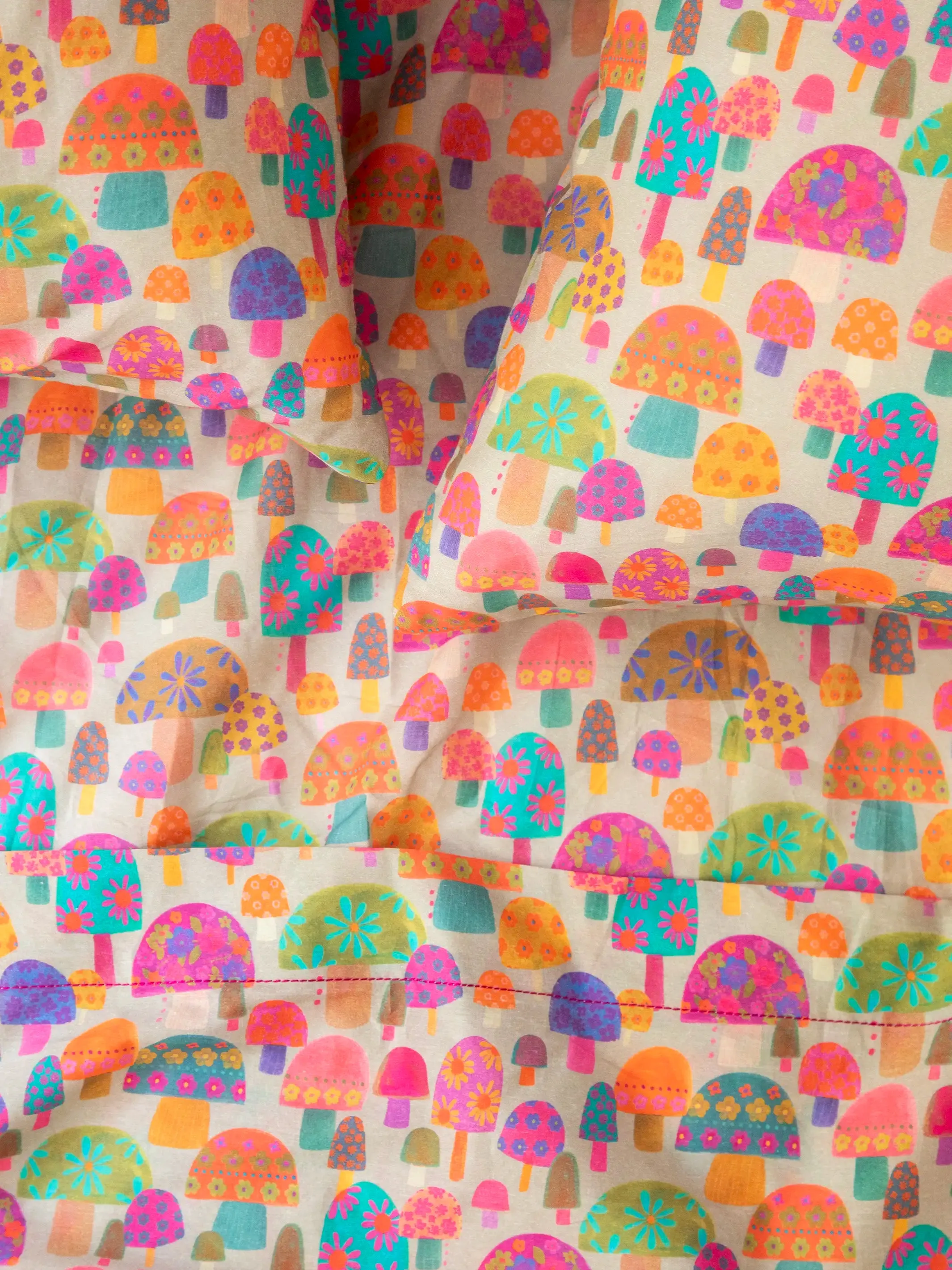 Sooo Soft Cotton Sheet Set - Mushroom Garden