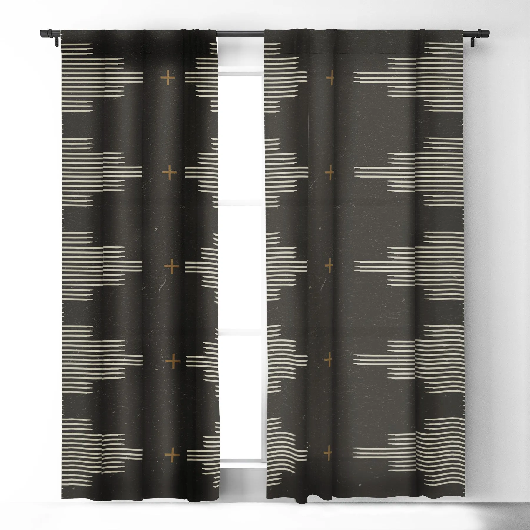 Southwestern Minimalist Blackout Window Curtains (DS) DD