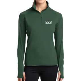 Sport-Tek Ladies Sport-Wick Stretch 1/2-Zip Pullover - UVU Cross Country