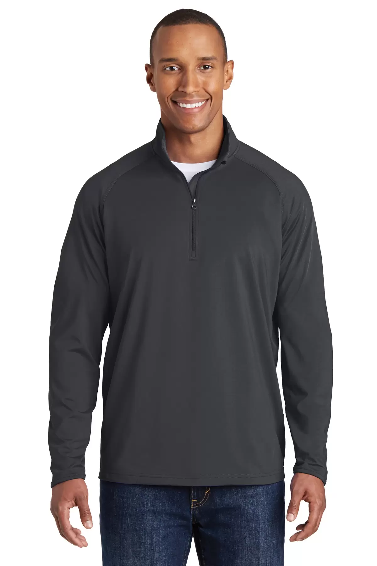 Sport Tek TST850 Sport-Tek Tall Sport-Wick Stretch 1/2-Zip Pullover SKU: TST850