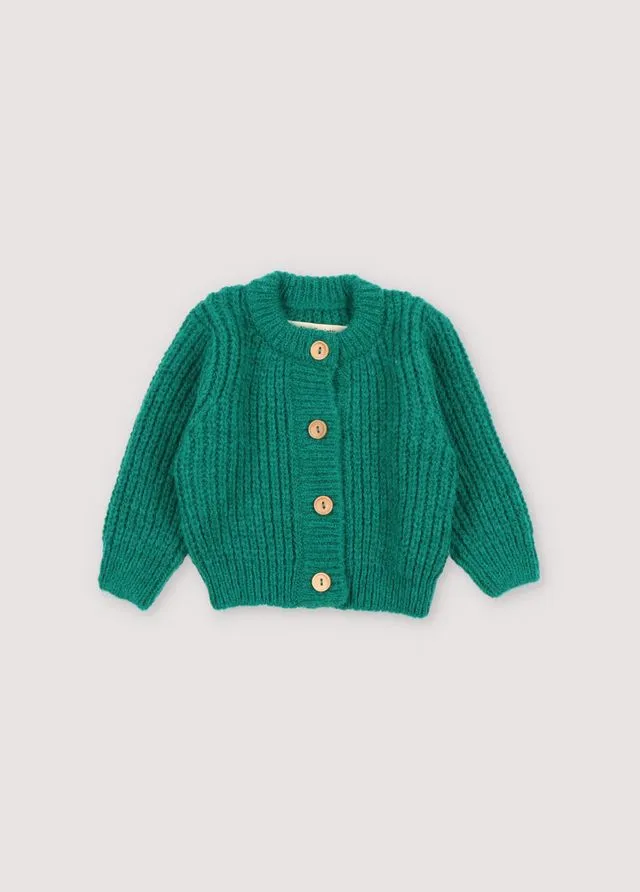 Tampere Baby Cardigan Retro Green