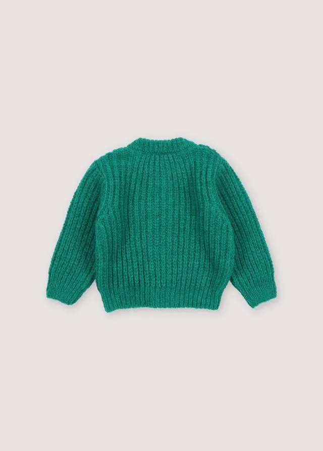 Tampere Baby Cardigan Retro Green