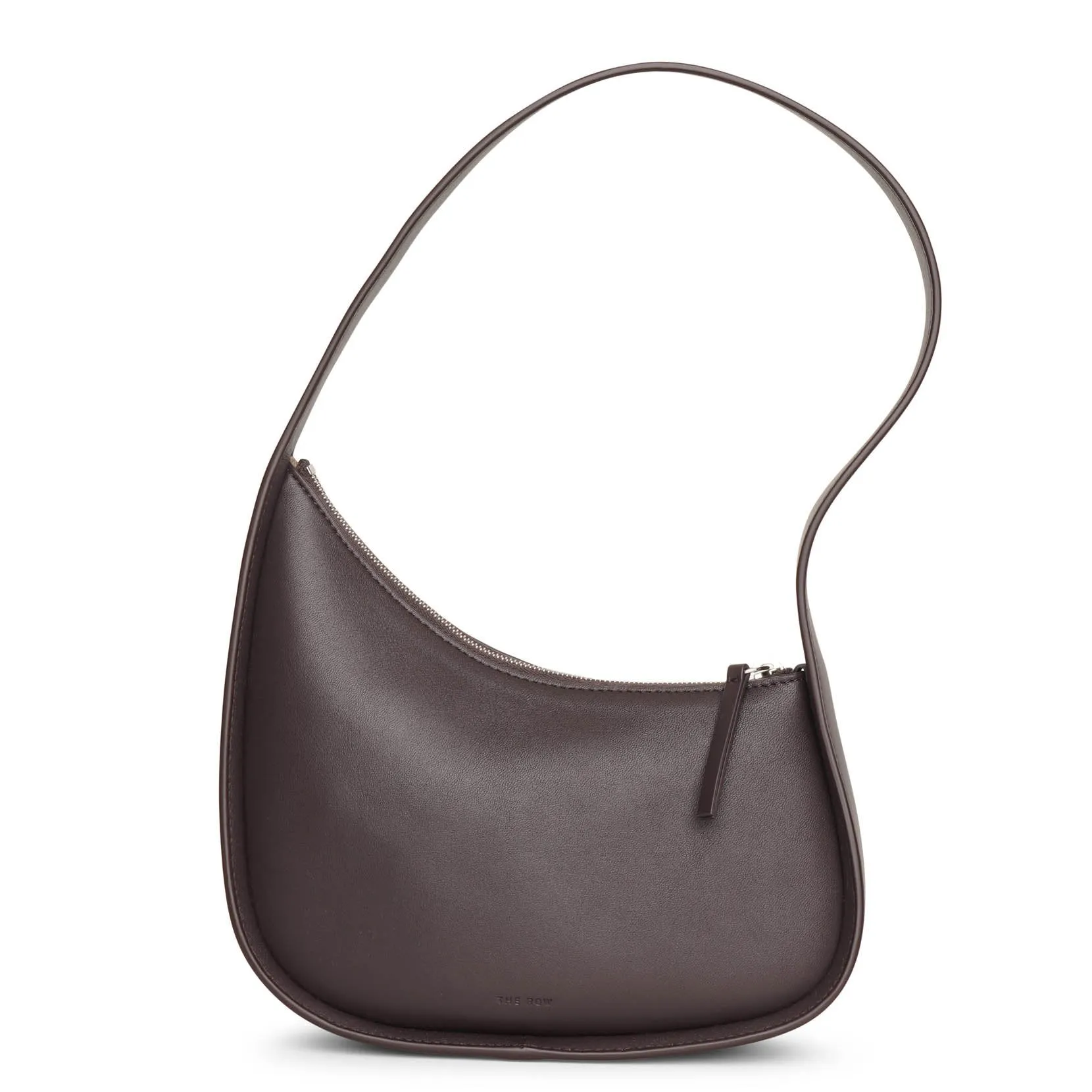 The Row Half Moon small brown shoulder bag