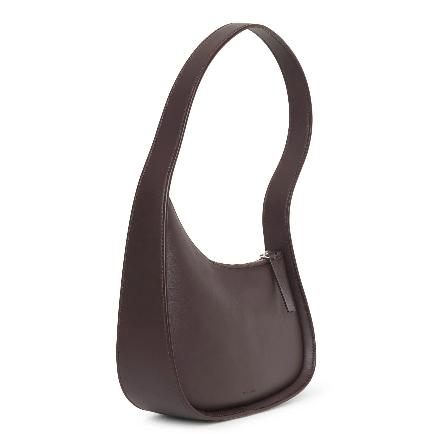 The Row Half Moon small brown shoulder bag