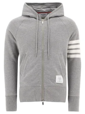 Thom Browne    Thom Browne 4 Bar Zippered Hoodie