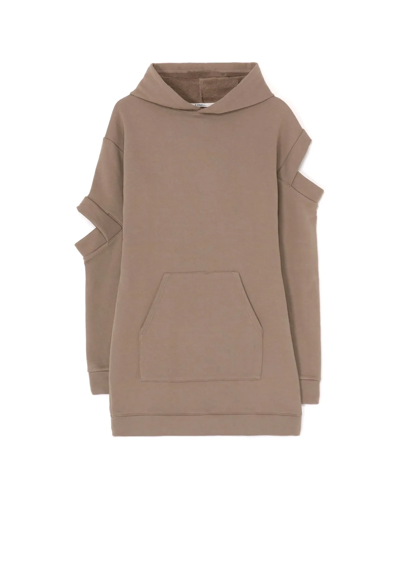 TIGHT FLEECE LINING PULLOVER WITH DESIGN SLEEVE