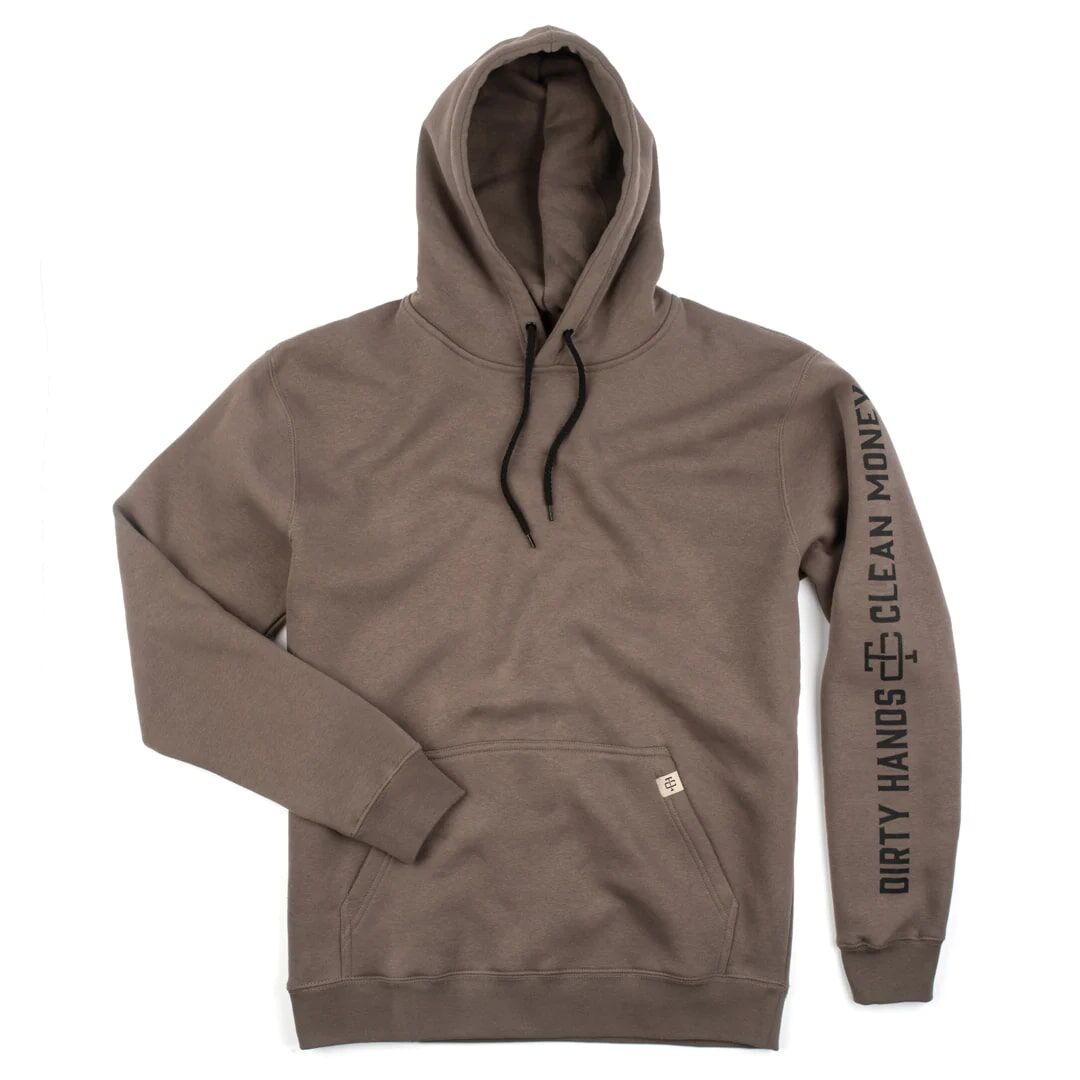 Troll Co. Men's Drudge Hoodie in Stone