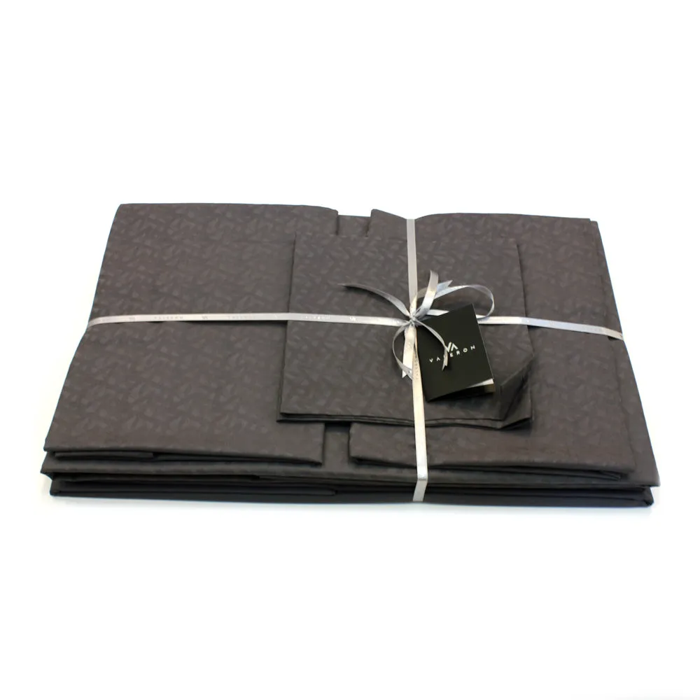 Valeron Vivaldi Duvet Cover Set - Anthracite