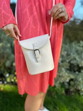 Vanilla Buckle Shoulder Bag