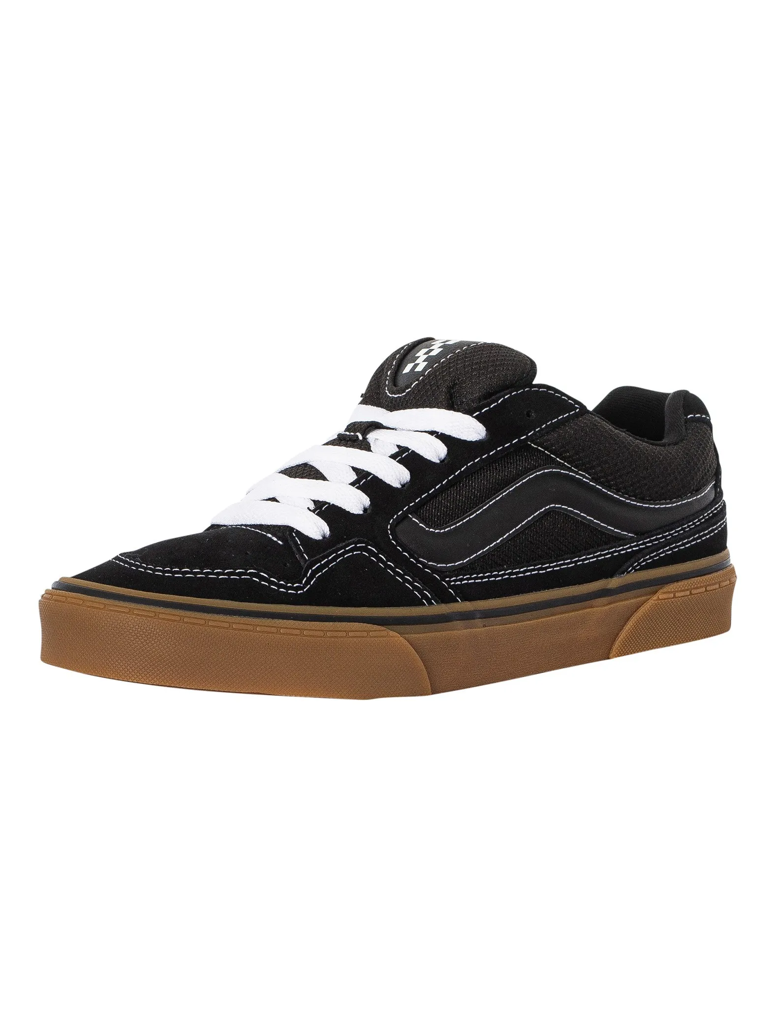 Vans Caldrone Suede Trainers - Black/Gum