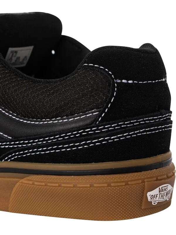 Vans Caldrone Suede Trainers - Black/Gum