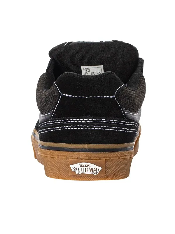 Vans Caldrone Suede Trainers - Black/Gum